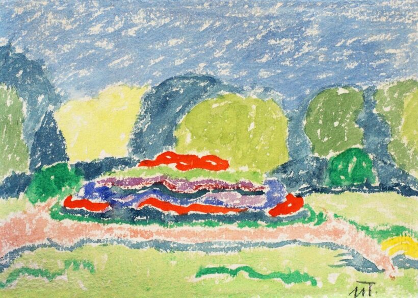 Mattis Teutsch János (1884-1960) Park, 1910-es évek második fele