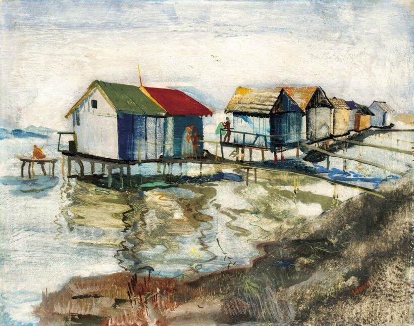 Vadász Endre (1901-1944) Folyóparti halászok