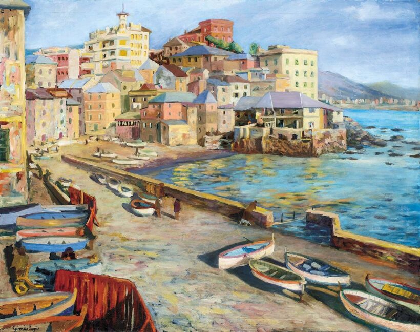 Gimes Lajos (1886-1945) Dalmát kikötő