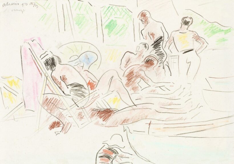 Vaszary János:Olasz tengerpart (Alassio), 1931