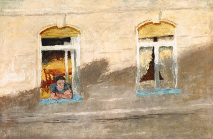 Szőnyi István:Ablakban (Délutáni nap, 1938 körül)