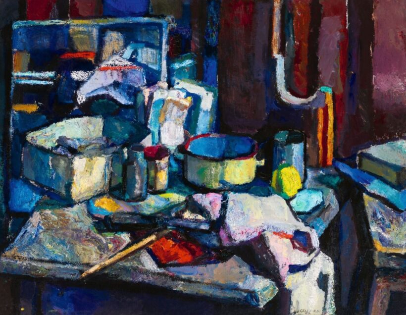 Gruber Béla:Műtermi csendélet, 1961-62