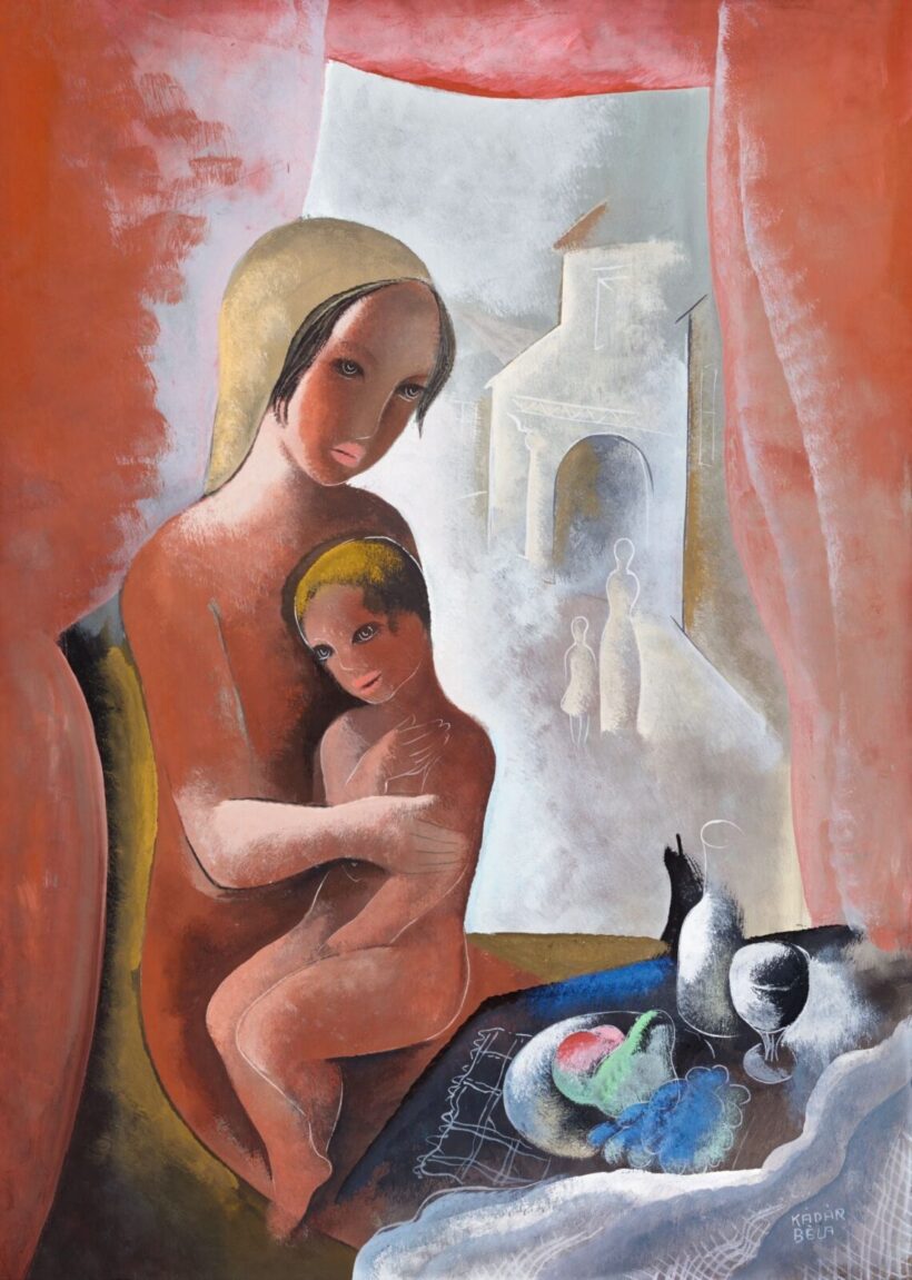 Kádár Béla:Art deco Madonna