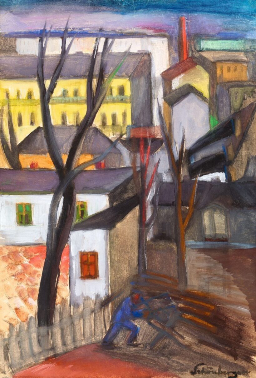 Schönberger Armand:Budai tájkép, 1930-as évek