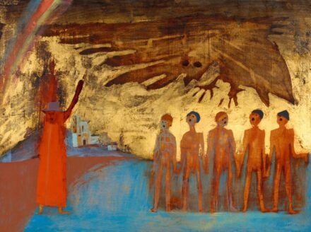 Kondor Béla:Kórus I. (Ezékiel látomása), 1971