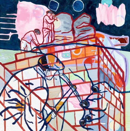 Soós Nóra:A csizma (A Sztálin szobor bontása), 2006