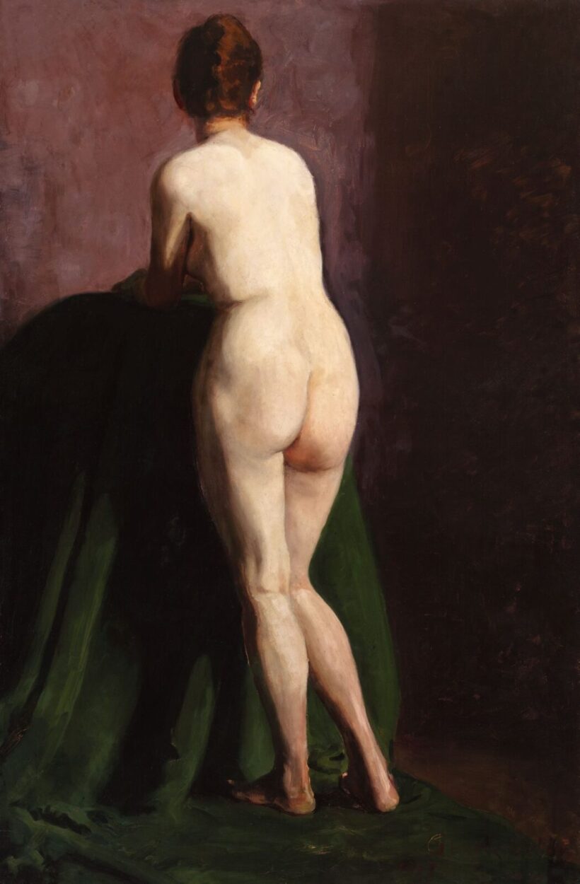 Gwerk Ödön:Álló női akt, 1917