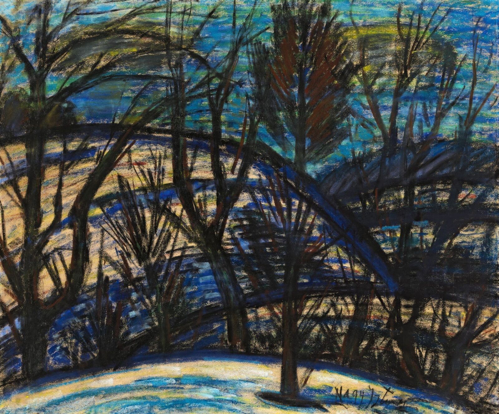 Nagy István:Téli táj, 1944