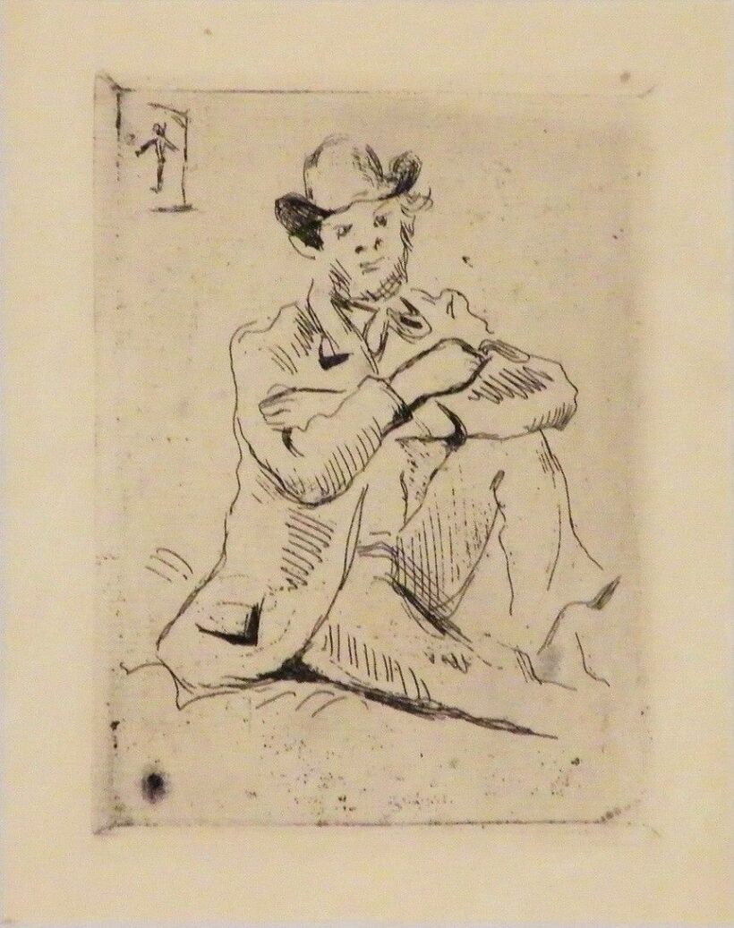 Cézanne, Paul (1839-1906): Guillaumin portréja