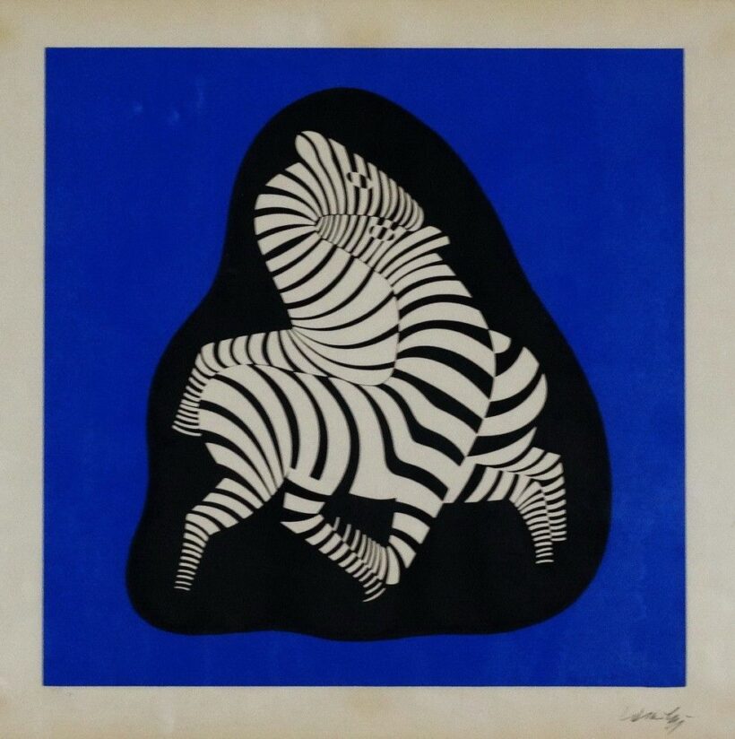 Vasarely, Viktor (1906 - 1997): Zebrák