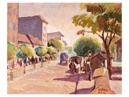 Kádár Béla
Budapest, 1877– Budapest, 1956
Utcarészlet