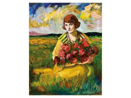 Thorma János
Kiskunhalas, 1870–Nagybánya, 1937
Hölgy virágokkal