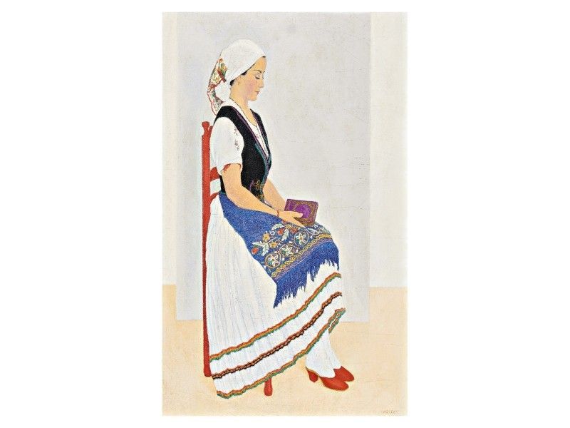 Huszár Vilmos
Budapest, 1884.- Hierden,
Hollandia, 1960
Lány népviseletben,
1930-as évek eleje