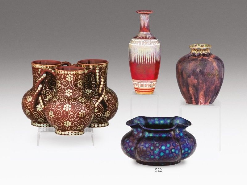 Zsolnay szecessziós díszváza