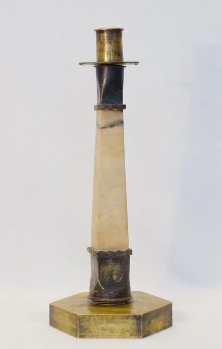 Gyertyatartó, FM monogrammal, Doberdo 1916, Volhynia, 1916-17
