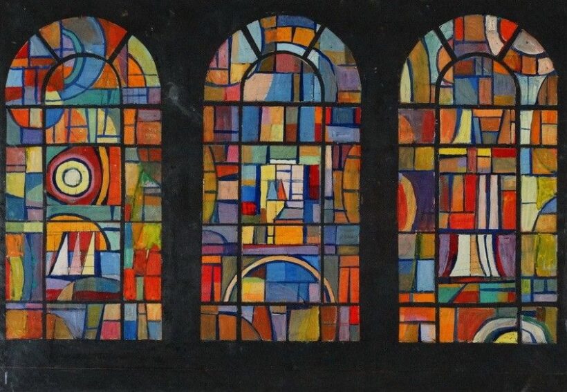 Szentgyörgyi Kornél (1916 - 2006): Üvegablakterv