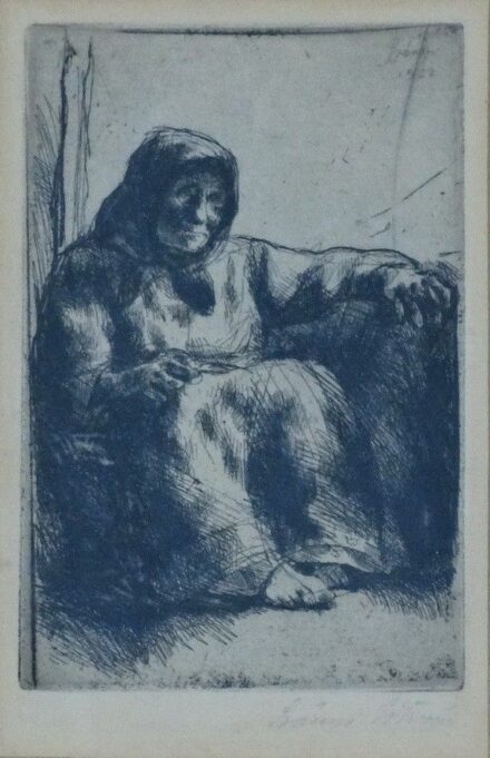 Szõnyi István (1894 - 1960): Pihenő asszony, 1922