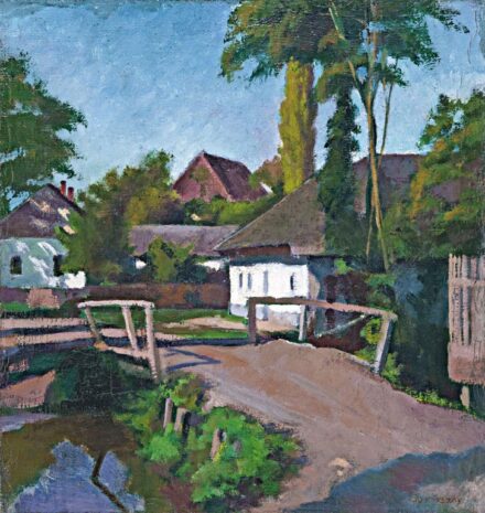 Bánovszky Miklós (1895-1995): Patak híddal