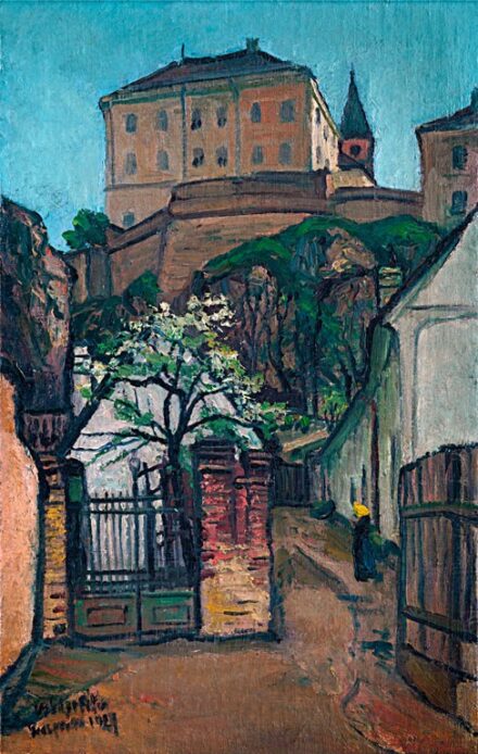 Widder Félix (1874-1939): Veszprémi részlet, 1927