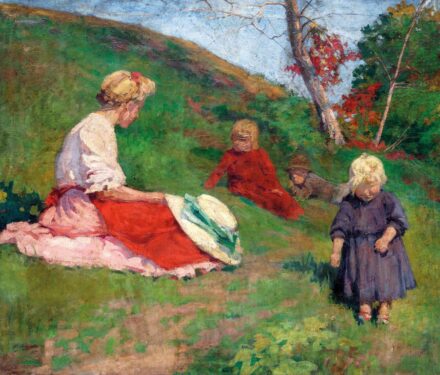 Heller Ödön (1878-1921): Napfényes domboldalon, 1903