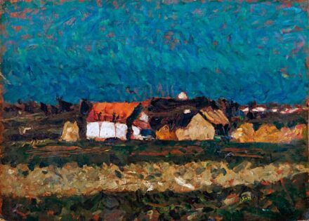 Koszta József (1861-1949): Faluvége, 1920-as évek