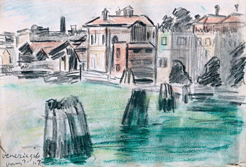 Vaszary János (1867-1939): Velencei részlet, 1926