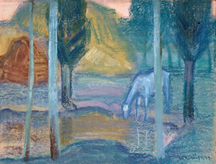 Miháltz Pál (1899-1988): Fehér ló, 1944