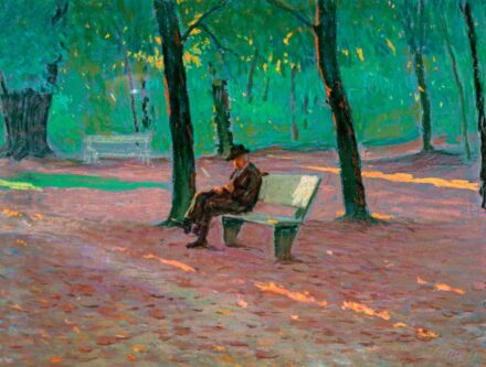 Simay Imre (1874-1955): Parkrészlet