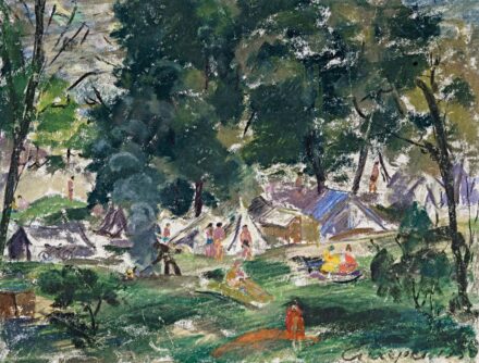 Cserepes István (1901-1944): Nyári tábor, 1930