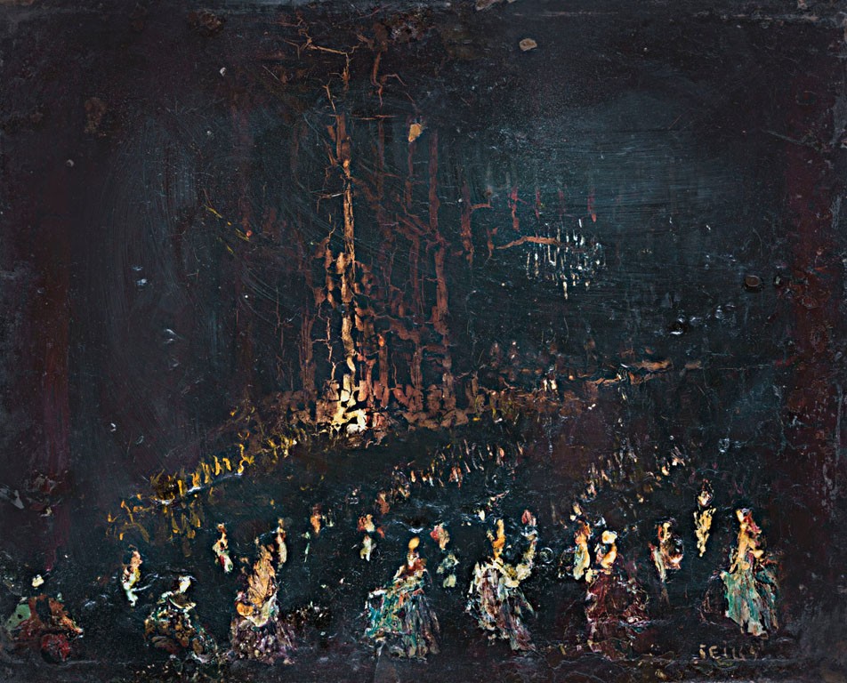 Feiks Alfréd (1880-1953): Báli jelenet