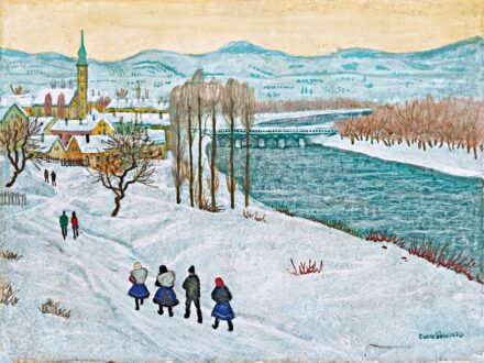 Czene Béla, ifj. (1911-1999): "Sárospatak télen", 1972
