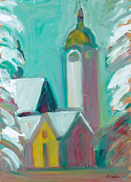 Schéner Mihály (1923-2009): Kiskőrösi evangelikus templom