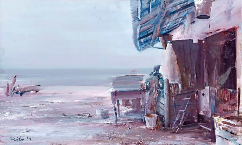 Fejér Csaba (1936-2002): "Elhagyott tanya"