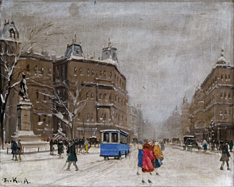 Berkes Antal (1874-1938): A Körönd télen