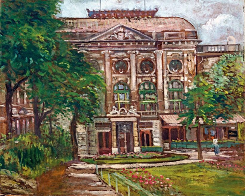 Berkes Antal (1874-1938): Parkrészlet