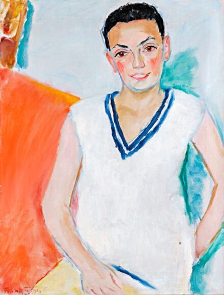Frank Frigyes (1890-1976): Fiú tenisz mezben
