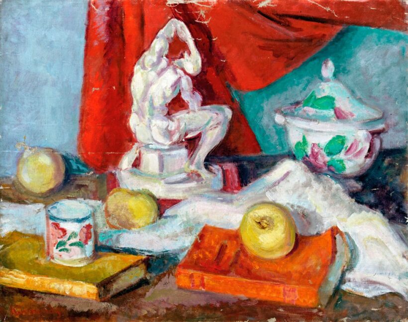 Körmendi Frim Ervin (1885-1939): Asztali csendélet szoborral