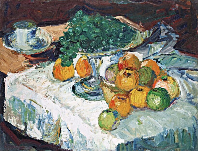 Basch Andor (1885-1944)-nak tulajdonított: Almás csendélet