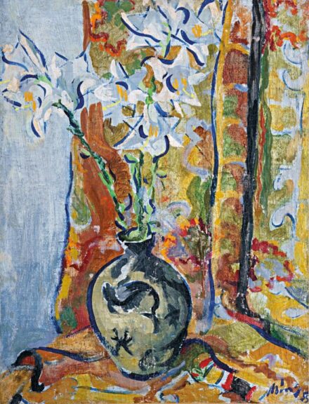 Móricz Margit (1902-1990): Liliomok keleti vázában, 1959
