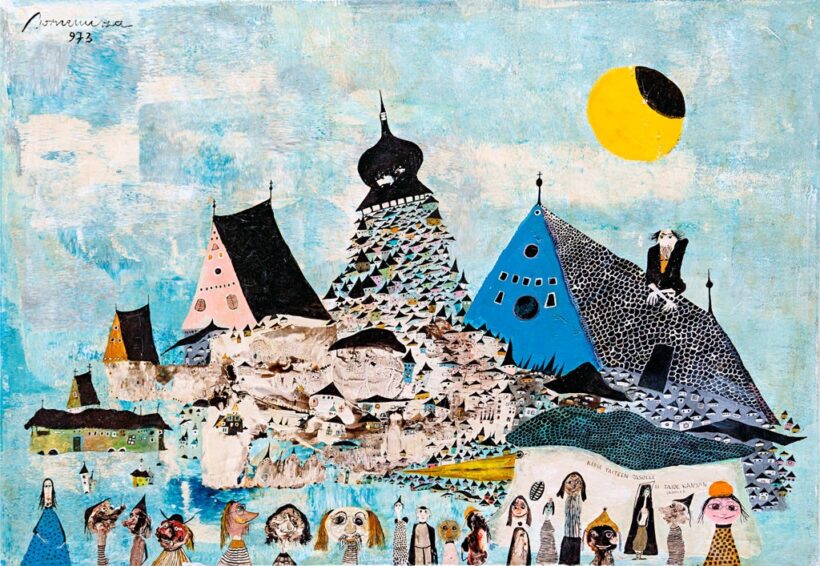 Bornemisza László (1916-1995): "Finn kisváros", 1973