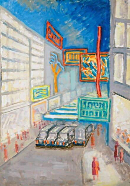 Bor Pál (1889-1982): Londoni utca, 1968