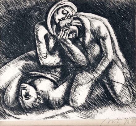 Uitz Béla (1887-1972): Siratás, 1914