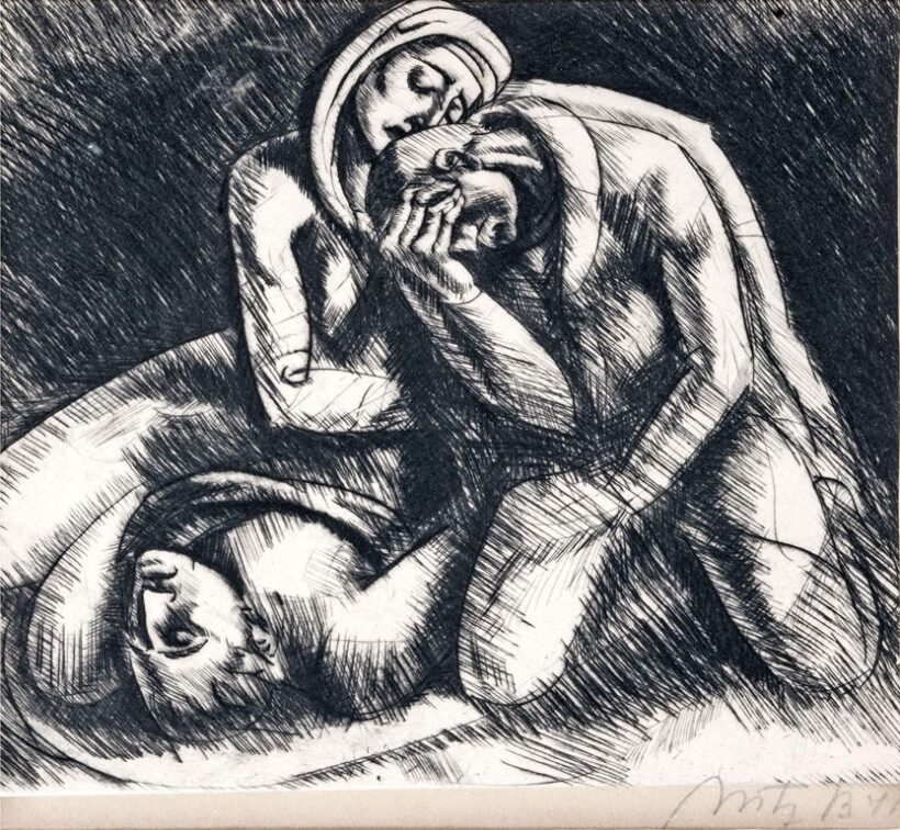 Uitz Béla (1887-1972): Siratás, 1914