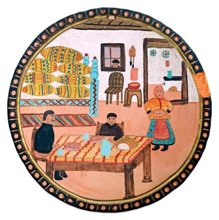 Mokry-Mészáros Dezső (1881-1970): Családi vacsora, 1951