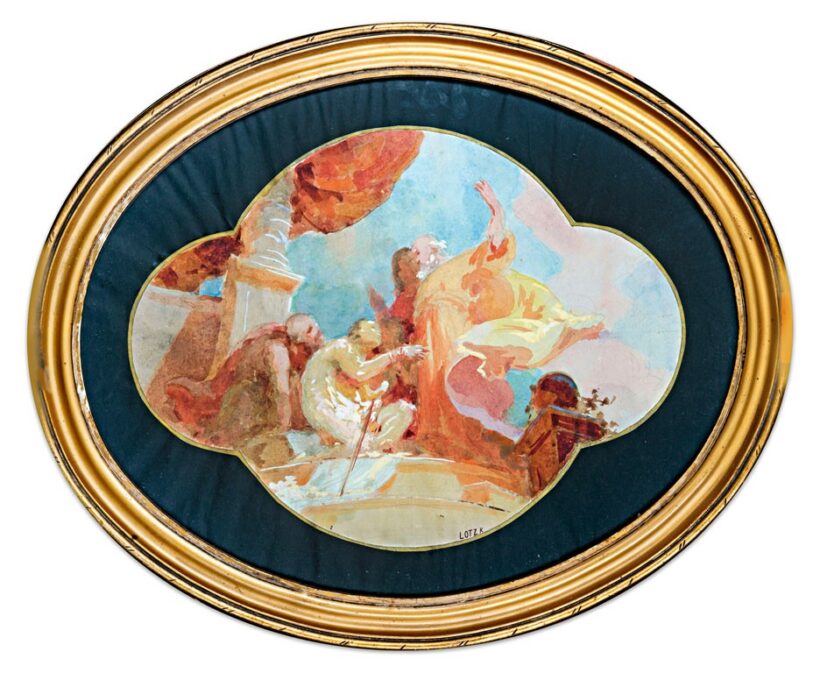 Lotz Károly (1833-1904): Freskóterv