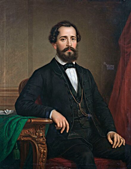 Barabás Miklós (1810-1898): Prihradny Ernő igló vasgyáros és bányatulajdonos portréja, 1867