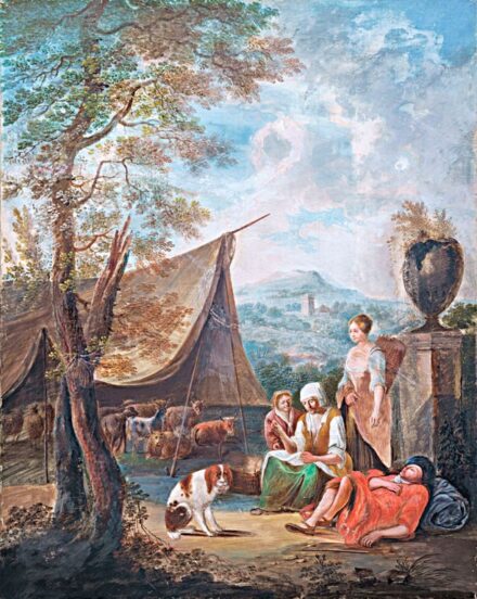 Német festő, 1800 körül: Pihenő pásztorok