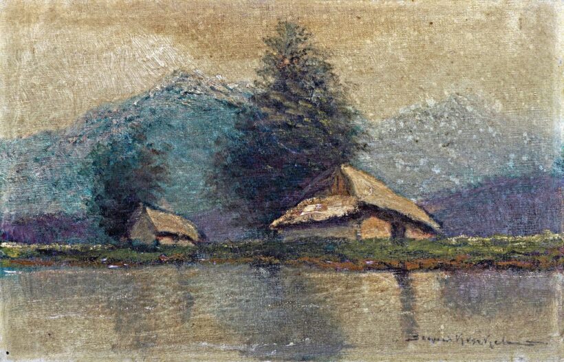 Szepesi Kuszka Jenő (1885-1948): Tátrai táj
