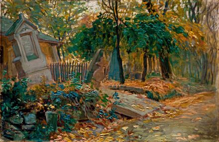 Ramold Lajos (1890-1949): Temetőkert, 1923