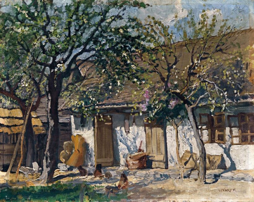 Ujváry Ferenc (1898-1971): Leánderes udvaron